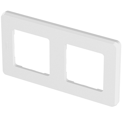Рамка 2 поста Legrand INSPIRIA  Белый 673940 купить Inspiria