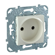 купить Розетка б/з с защитными шторками Unica Бежевый MGU5.033.25ZD   Unica