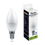 купить Лампа светодиодная диммируемая Feron LB-771 E14 11W 4000K 51056 свеча Светодиодные