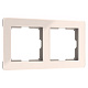 Рамка 2 поста Werkel Acrylic W0022743 айвори купить Werkel  Рамки