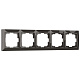 Рамка 5 постов Werkel WL03-Frame-05 серо коричневый basic W0052007 купить Werkel  Рамки