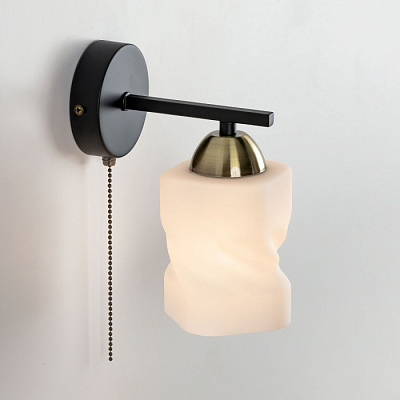 Бра CITILUX CL129415 Джемером черный Е27 75W с выключателем купить Бра