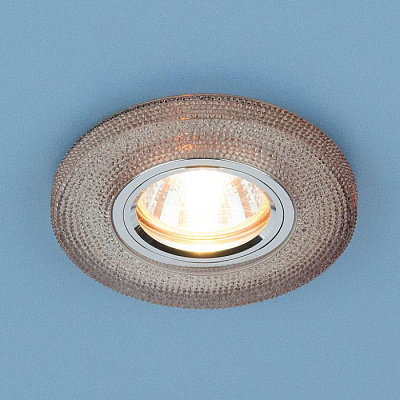 Точечный светильник Elektrostandard 2130 тонированный MR16 GU5.3 с LED подсветкой купить Встраиваемые