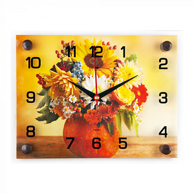 Часы настенные 21Век 2026-033 "Осенний букет"  купить Часы