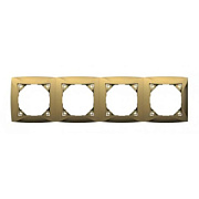купить Рамка 4 постовая SE Lexel Дуэт WDE000404 Шампань Lexel Дуэт