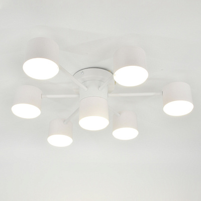 Люстра ламповая General стеллар Белая 7хGX53 662345 купить Ламповые люстры