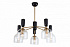 купить Люстра ламповая LINVEL LV 9408/5 Джун Чёрный/Золото E14 40W*5 Ламповые люстры