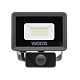 Прожектор Wolta WFL-10W/06s светодиодный датчик движения 10W 5700K IP65 серый купить Прожекторы