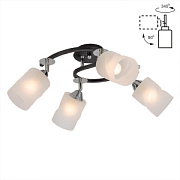 купить Люстра ламповая CITILUX CL119241 Сиерра Чёрный E27 75W *4 Ламповые люстры