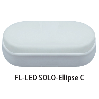 Светильник IP65 Foton FL-LED-SOLO Ellipse C 12W 4200K купить Влагозащищённые светильники