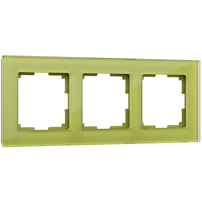 Рамка 3 поста Werkel WL01-Frame-03 фисташковый  купить Werkel  Рамки