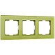 Рамка 3 поста Werkel WL01-Frame-03 фисташковый  купить Werkel  Рамки