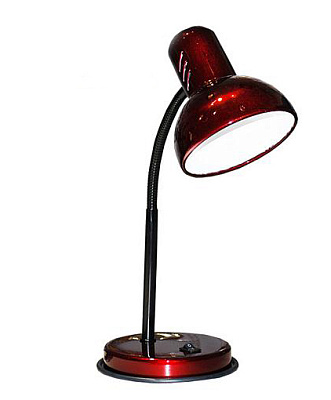 Лампа настольная LINVEL 72000.04.57.01 бордовый E27 60W купить Ламповые