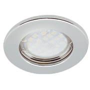 купить Точечный светильник Ecola DL90 MR16 хром Встраиваемые