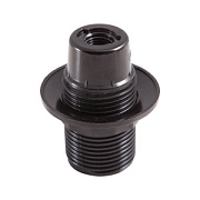 купить Патрон Е14 с прижимным кольцом черный карболит Патроны