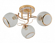 купить Люстра ламповая LINVEL LV 9209/3 Флоранс Золото белый E27 60W *3 Ламповые люстры