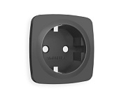 купить Лицевая панель розетки с з/к Ambrella Volt графит soft touch Omega OP9060 Ambrella Volt