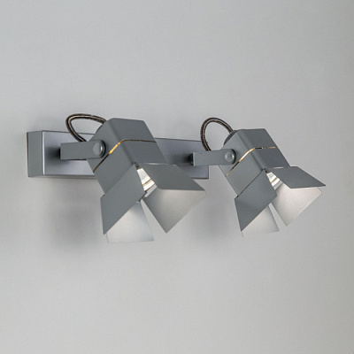 Спот CITILUX CL526521S Рубик хром матовый GU10 2*50W купить Споты