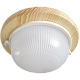 Светильник IP65 Ecola GX53 НБО-03-60-011 матовый клен D220 * 84 купить Влагозащищённые светильники
