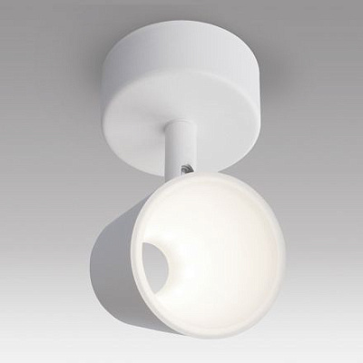 Точечный светильник Elektrostandard DLR025 5W светодиоды белый матовый купить Точечные светильники