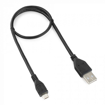 Кабель USB-microB 0.5м Cablexpert CCP-mUSB2-AMBM-0.5M купить Батарейки, Аккумуляторы, з/у