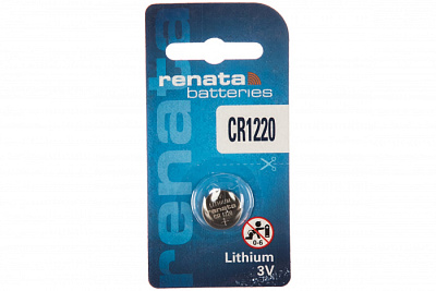 Батарейка Renata CR1220 BL1 купить Батарейки, Аккумуляторы, з/у