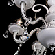 Люстра стеклянная Citilux Марена CL352180 Белый Хром купить Ламповые люстры