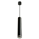 Подвес Feron ML1008 LUNA по лампу MR11 GU10 D40*H250 черный 51377 купить Подвесные светильники