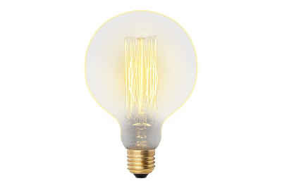 Лампа Uniel IL-V-G125-60/GOLDEN/E27 VW01 купить Ретро