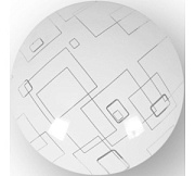 купить Накладной светильник Спутник SP-FCL SG 36W светодиодный 6500К Накладные (Бублики)