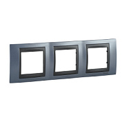 купить Рамка 3 поста Unica Top Берилл Графит MGU66.006.298 Unica Top Рамки металл