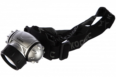 Фонарь налобный Космос H19 1W+6LED KOC-H19-LED купить Фонари
