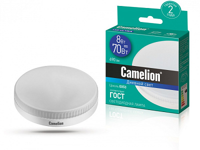 Лампа Camelion LED8-GX53/865/GX53 купить Светодиодные