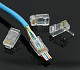 Коннектор Cablexpert 8p8c RG-45 UTP-5e сквозной  купить Комплектующие
