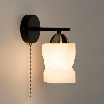 Бра CITILUX CL129415 Джемером черный Е27 75W с выключателем купить Бра