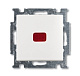 Переключатель 1-клавишный с подсветкой ABB BJB Basic 55 Белый Механизм купить ABB BJB Basic 55