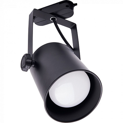 Трековый светильник Feron AL157 41054 под лампу Е27 на шинопровод Черный купить Трековые светильники