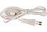 купить Провод Universal A1060 с плоской вилкой и переключателем белый 1,7м Шнуры