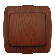 купить ALSU выключатель ОУ 1-клав проходной.вишня EL-BI ALSU EL-BI накладные