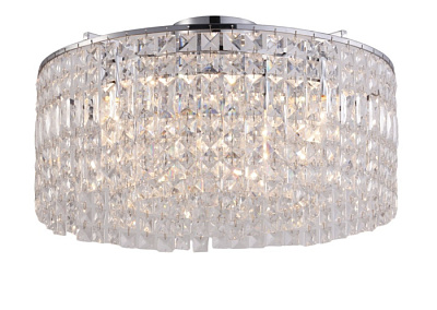 Люстра ламповая Linvel LV 9459/8 Ористея Хром Е14 40W купить Ламповые люстры