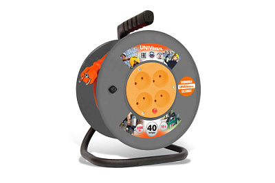 Удлинитель Universal 9634154 ВЕМ-250 4гн 40м з/к купить Удлинители