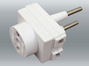 купить Разветвитель TOKER 3TМ 10A белый Разветвители, Переходники