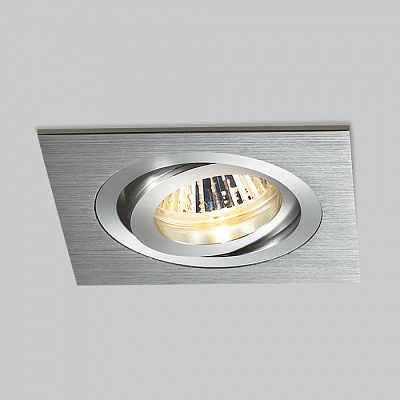 Точечный светильник Elektrostandard 1011/1 матовый  хром MR16 GU5.3 купить Точечные светильники