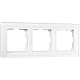 Рамка 3 поста Werkel WL01-Frame-03 белое стекло W0031101 купить Werkel  Рамки