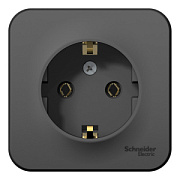 купить Розетка наружная с/з 16А 250В Blanca BLNRA010116 Антрацит BLNRA010116 BLANCA накладные