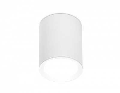 Точечный светильник Ambrella TN215 WH/S белый/песок MR16 GU5.3 накладной купить Накладные