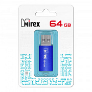 купить Флэш-диск Mirex 64 GB Unit синий металлический корпус Прочее