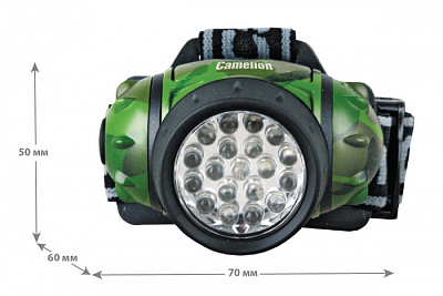 Фонарь налобный Camelion LED5313-19F4ML купить Фонари