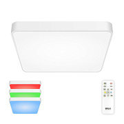 купить Люстра светодиодная CITILUX CL724K95G0 RGB Купер Белый 95W ПУЛЬТ до 26 кв.м Светодиодные люстры