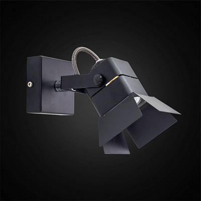 Спот CITILUX CL526512S Рубик черный GU10 50W купить Споты